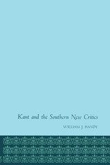 cover of Kant and the Southern New Critics