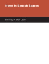 cover of Notes in Banach Spaces