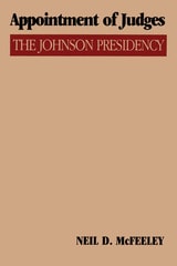 cover of Appointment of Judges: The Johnson Presidency