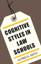 cover of Cognitive Styles in Law Schools
