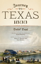 cover of Journey to Texas, 1833