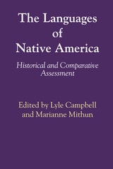 cover of The Languages of Native America: Historical and Comparative Assessment