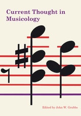 cover of Current Thought in Musicology