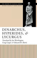 cover of Dinarchus, Hyperides, and Lycurgus