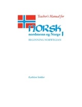 cover of Teacher’s Manual for Norsk, nordmenn og Norge 1: Beginning Norwegian