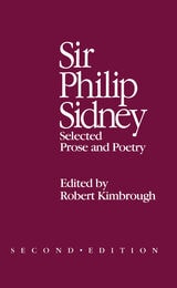 cover of Sir Philip Sidney: Selected Prose and Poetry