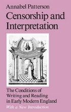 cover of Censorship and Interpretation