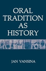 cover of Oral Tradition as History