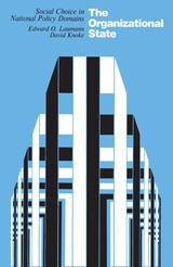 cover of Organizational State: Social Choice: In National Policy Domains
