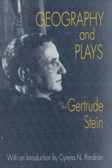 cover of Geography and Plays