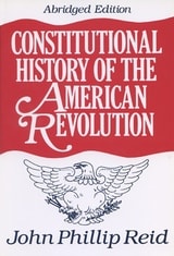 cover of Constitutional History of the American Revolution