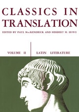 cover of Classics in Translation, Volume II: Latin Literature