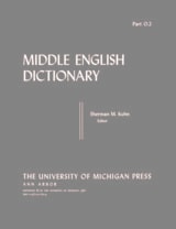 cover of Middle English Dictionary: O.2