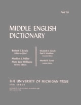 cover of Middle English Dictionary: T.8
