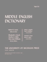 cover of Middle English Dictionary: T.9