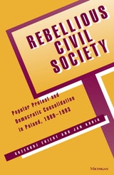 cover of Rebellious Civil Society: Popular Protest and Democratic Consolidation in Poland, 1989-1993