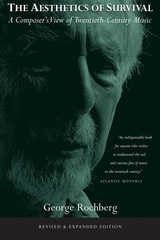 cover of The Aesthetics of Survival: A Composer's View of Twentieth-Century Music