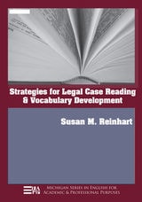 cover of Strategies for Legal Case Reading and Vocabulary Development