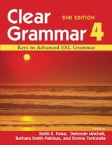 cover of Clear Grammar 4, 2nd Edition: Keys to Advanced ESL Grammar