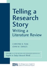 cover of Telling a Research Story: Writing a Literature Review
