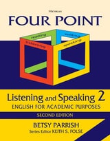 cover of Four Point Listening and Speaking 2, Second Edition (No Audio): English for Academic Purposes