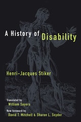 cover of A History of Disability