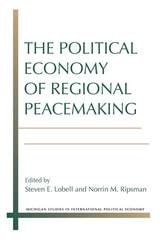 cover of The Political Economy of Regional Peacemaking