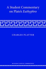 cover of A Student Commentary on Plato’s Euthyphro