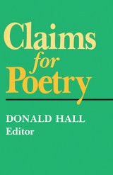 cover of Claims for Poetry