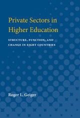 cover of Private Sectors in Higher Education: Structure, Function, and Change in Eight Countries
