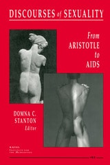 cover of Discourses of Sexuality: From Aristotle to AIDS