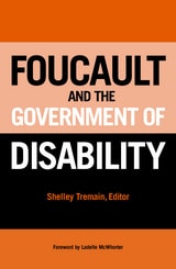 cover of Foucault and the Government of Disability