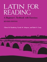 cover of Latin for Reading: A Beginner's Textbook with Exercises