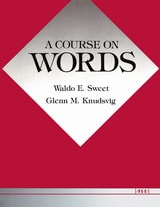 cover of A Course on Words