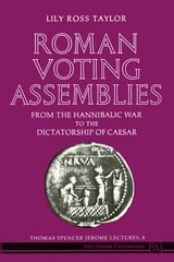 cover of Roman Voting Assemblies: From the Hannibalic War to the Dictatorship of Caesar