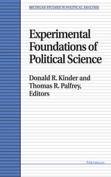 cover of Experimental Foundations of Political Science