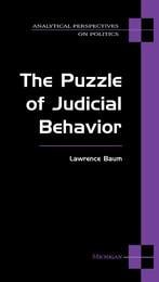 cover of The Puzzle of Judicial Behavior