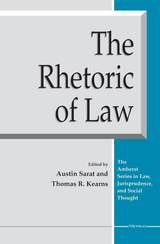 cover of The Rhetoric of Law