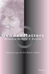 cover of Gender Matters: Rereading Michelle Z. Rosaldo
