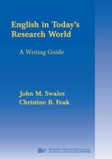 cover of English in Today's Research World: A Writing Guide