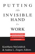 cover of Putting the Invisible Hand to Work: Concepts and Models for Service Learning in Economics