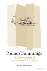 cover of Pound/Cummings: The Correspondence of Ezra Pound and E.E. Cummings