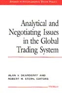 cover of Analytical and Negotiating Issues in the Global Trading System