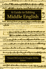 cover of A Guide to Editing Middle English