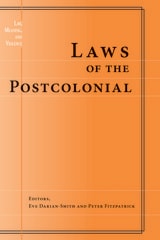 cover of Laws of the Postcolonial
