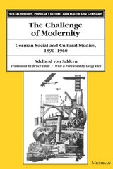 cover of The Challenge of Modernity: German Social and Cultural Studies, 1890-1960