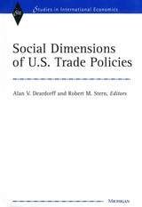 cover of Social Dimensions of U.S. Trade Policies