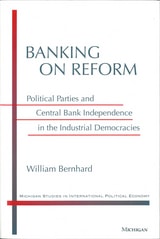 cover of Banking on Reform: Political Parties and Central Bank Independence in the Industrial Democracies