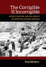 cover of The Corrigible and the Incorrigible: Science, Medicine, and the Convict in Twentieth-Century Germany