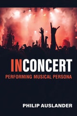cover of In Concert: Performing Musical Persona